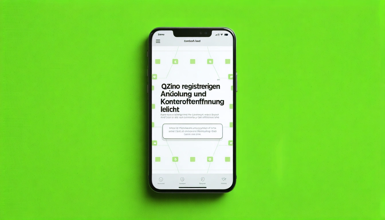 Qzino registrierung Anleitung und Kontoeröffnung leicht